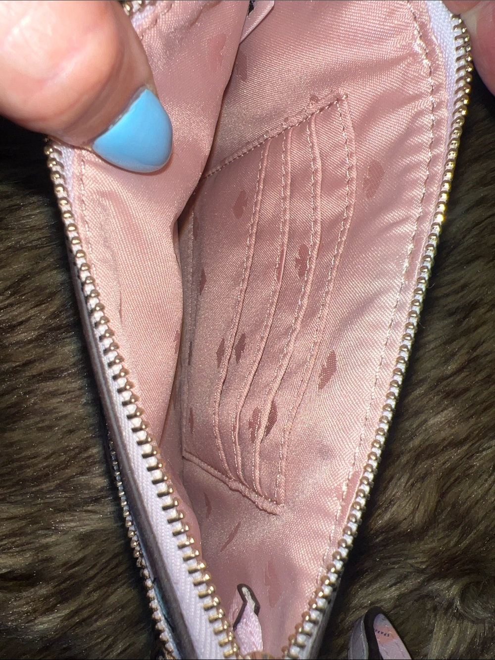 NWOT Kate Spade Pink Champagne Bottle Wristlet Clutch - Picture 7 of 9
